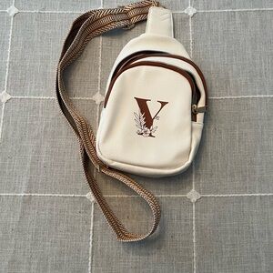 Stylish Cream Crossbody Bag